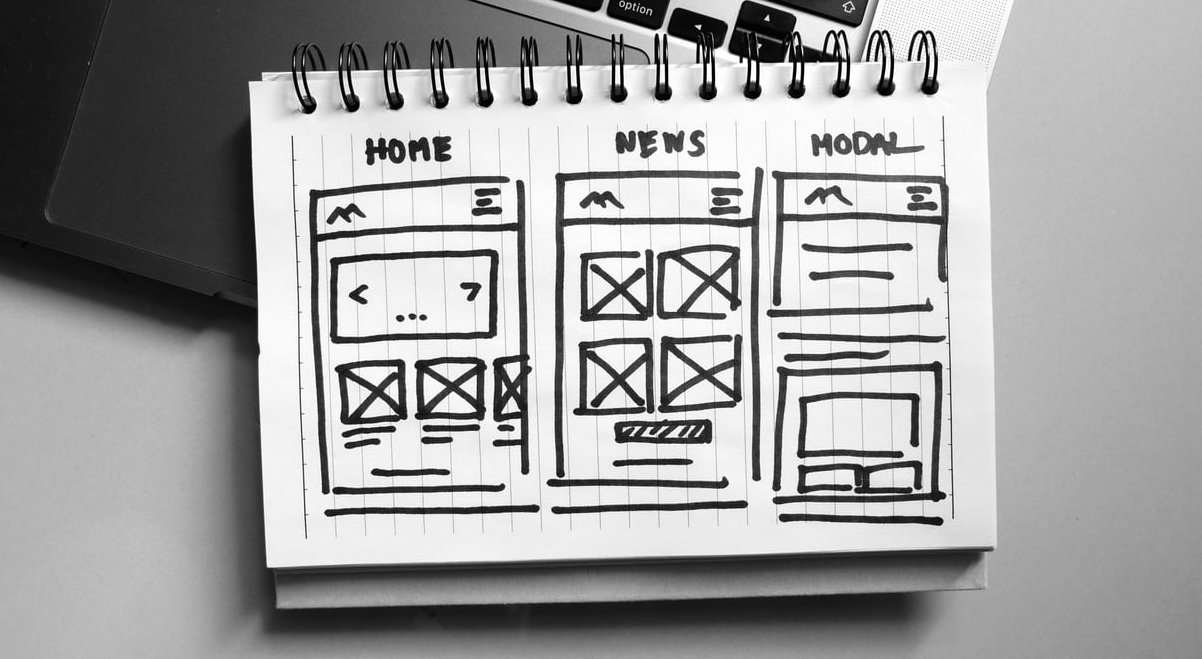 minimal white space website layout